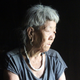 Kherepe Meme looks in the direction of the river Ephe from her home in Kebali village.